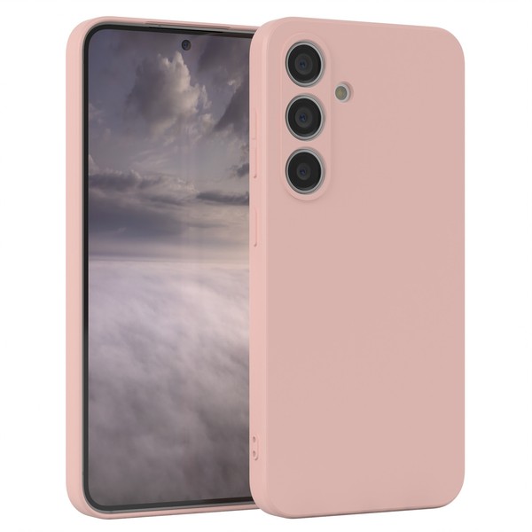 FüR Samsung Galaxy S24 HandyhüLle Silikon Back Cover SchutzhüLle Handy Case Rosa-image