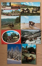 8 Pferdepostkarten Ansichtskarten Lüneb. Heide, Watt, Solling, Sauerland, Schwed