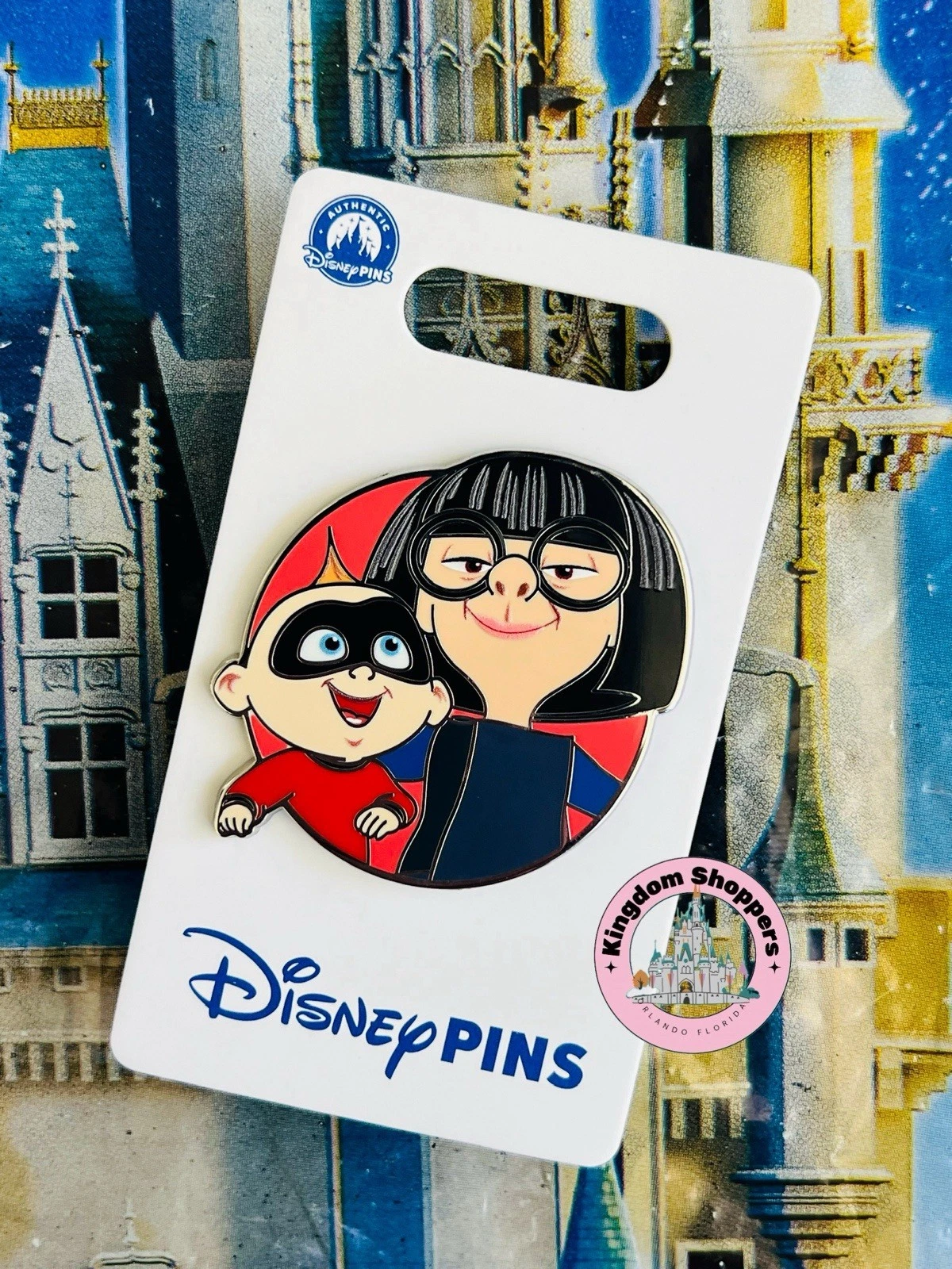 2026 Disney Parks Pixar The Incredibles Edna Mode & Jack-Jack OE Pin
