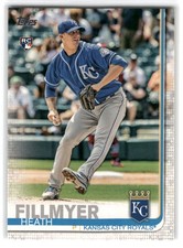 Heath Fillmyer 2019 Topps Baseball #326 Kansas City Royals Rookie RC