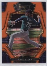 2023 Panini Select Premier Level Neon Orange Pulsar Prizm 5/8 Walter Ford 00em