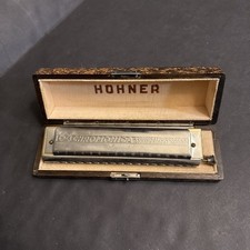 VTG M Hohner 64 Chromonica 280-C Chromatic Octaves Pro Model Harmonica w/ Case