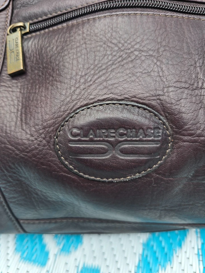 Bolso de mano Claire Chase de cuero genuino Foto 3 de 4