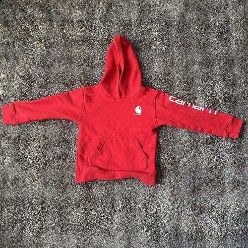 Boys Red Carhartt Hoodie Size 5