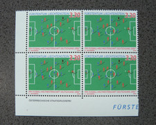 Liechtenstein ** 2006, Eckrand-4er-Block "Fußball-WM Deutschland"