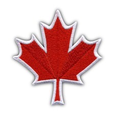Canadian Maple Leaf Patch/Badge Embroidered