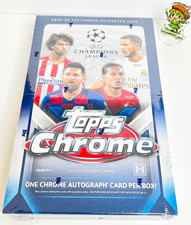 2019/20 TOPPS CHROME UEFA CHAMPIONS LEAGUE SOCCER HOBBY BOX tear seal haaland RC