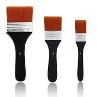 Pinselset Acrylfarben, 3 StüCk Pinsel FüR Acrylpinsel Flachpinsel Tools Set, ...