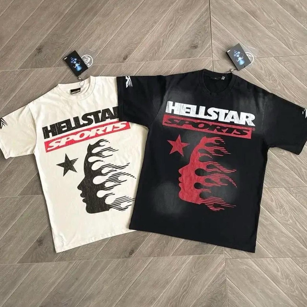 Hellstar Black & Red Graphic T-Shirt – Streetwear Oversized Tee | eBay