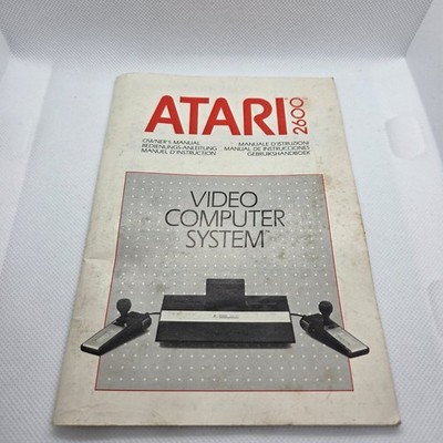 Atari 2600 Bedienungsanleitung Owner's Manual, 6-Sprachig, 1982
