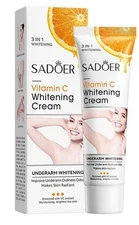SADOER Radiant Vitamin C Under Arm Whitening Cream 50g Improve Dullness, Odor