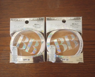 Lot Of 2 Physicians Formula Super BB All-In-1 Beauty Balm Powder Medium / Deep