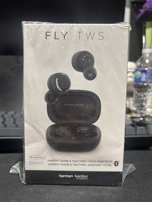 Genuine Harman Kardon Fly TWS True Wireless In-Ear Headphones Black- New Sealed