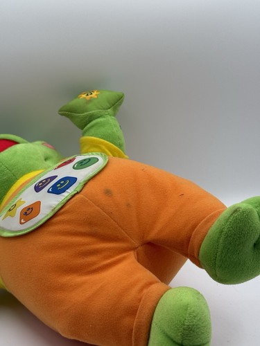 Vintage 2001 Leapfrog Hug & Learn Musical Tad The Frog Educational Soft Toy READ - Picture 3 of 7