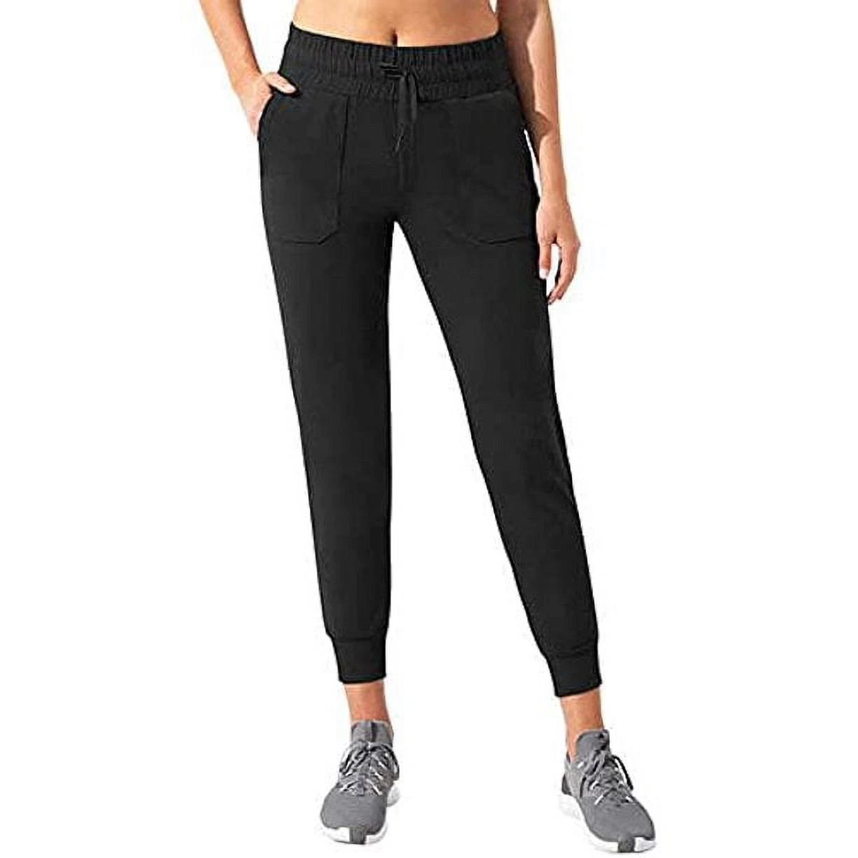 Mondetta Ladies' Moisture Wicking Ultra-Soft LIghtweight Jogger Pants(Black ,XXL