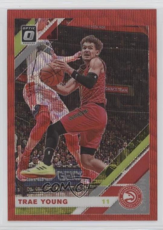 2019-20 Panini Donruss Optic Tmall Red Wave Prizm Trae Young #2