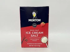 Morton Rock Salt for Ice Cream Salt, 4 Pounds