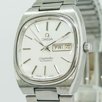 No Tariffs **Vintage 1982** OMEGA Seamaster Cal.1020 Automatic Date 35mm Mens TV