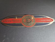 General Motors Locomotives - EMD - Dec52 - Builders Plate - Electro-Motive Div