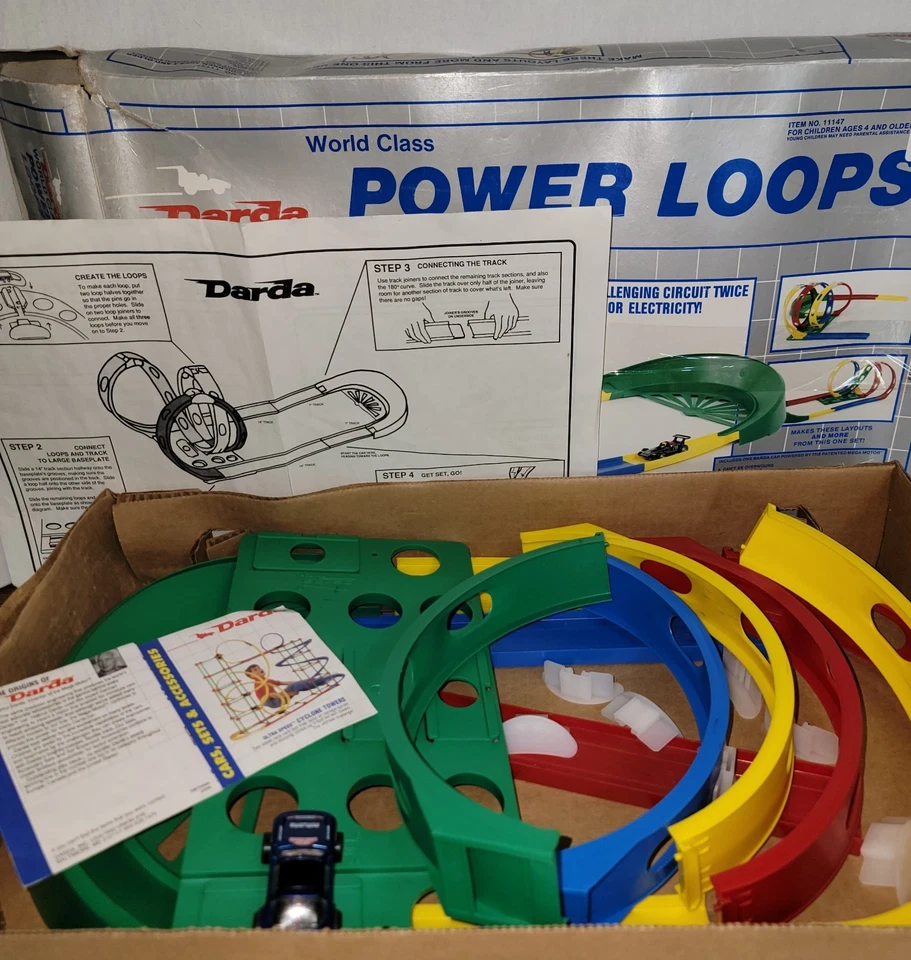 In Box Darda World Class Power Loops Track - 11147 1 car  - Image 2 of 4