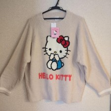 Hello Kitty Sweater size L Length:23.22" Width:22.83" Chest:33.85-37" Polyester