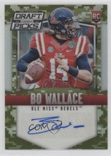 2015 Panini Prizm Collegiate Draft Picks Camo 194/199 Bo Wallace #156 Auto 6ks
