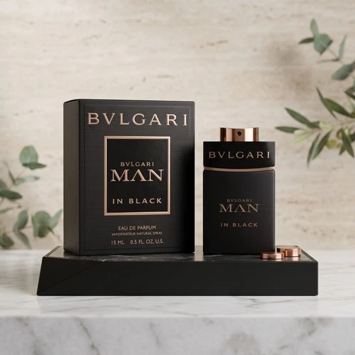BVLGARI MAN IN BLACK EDP 0.5 OZ 15 ML MEN SPRAY MINI NEW IN BOX | eBay