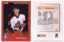 2019 SC2019 TF-1 Theoren Fleury red 2/3 Ice Legends
