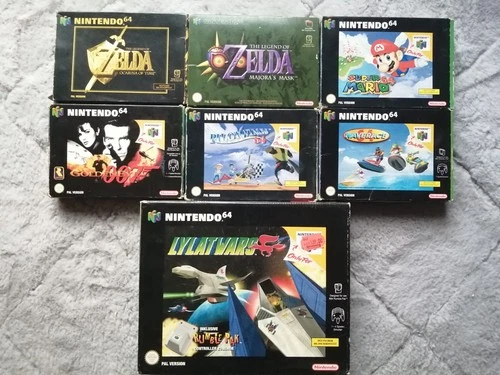 N64 Spiele OVP Super Mario, Goldeneye, Zelda, Wave Race, Lylat Wars, Pilotwings
