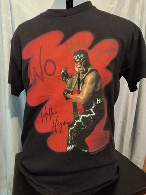 Vintage 1998 n.W.o Hulk Hogan t shirt M NWO WCW wrestling Original 