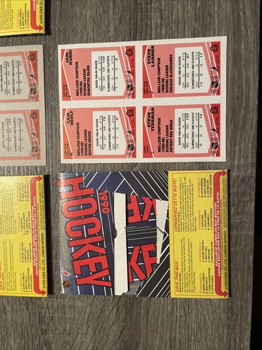 1989-90 OPC 5 X hockey box bottom cards. X 20 cards. Brett Hull. - Picture 10 of 12