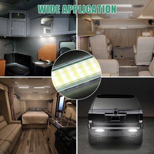 LED Strip Lights Lights Bar 84 COB Caravan Cold White Interior Lamp RV - Picture 5 of 12