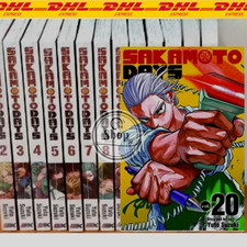 Sakamoto Days Manga Vol.1–20 Complete Set English Version by Yuto Suzuki - DHL