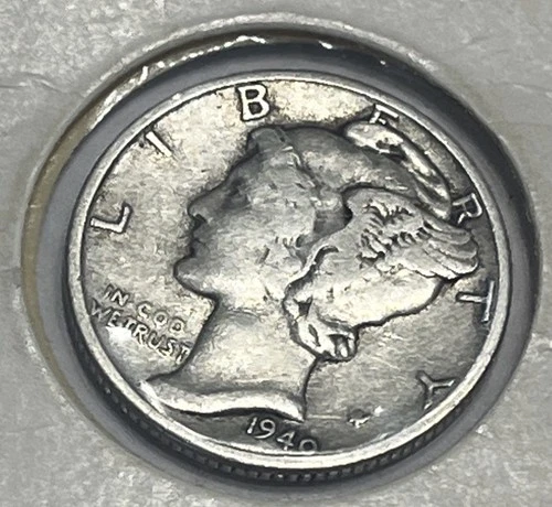 1940 Mercury Dime VF #308