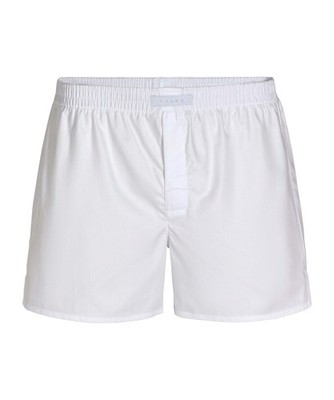 FALKE Men s Pure Cotton Woven Boxer   Classic Herringbone Weave