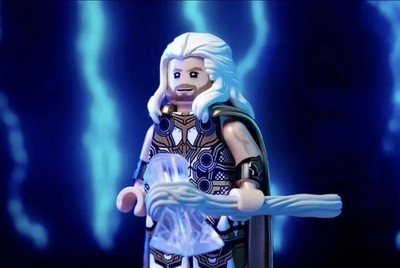 Abnormal White Hair Thor Variant Custom Minifigure Set Love & Thunder Marvel