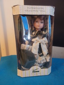 Victorian Collection - Green Dress Genuine Porcelain Doll By Melissa Jane