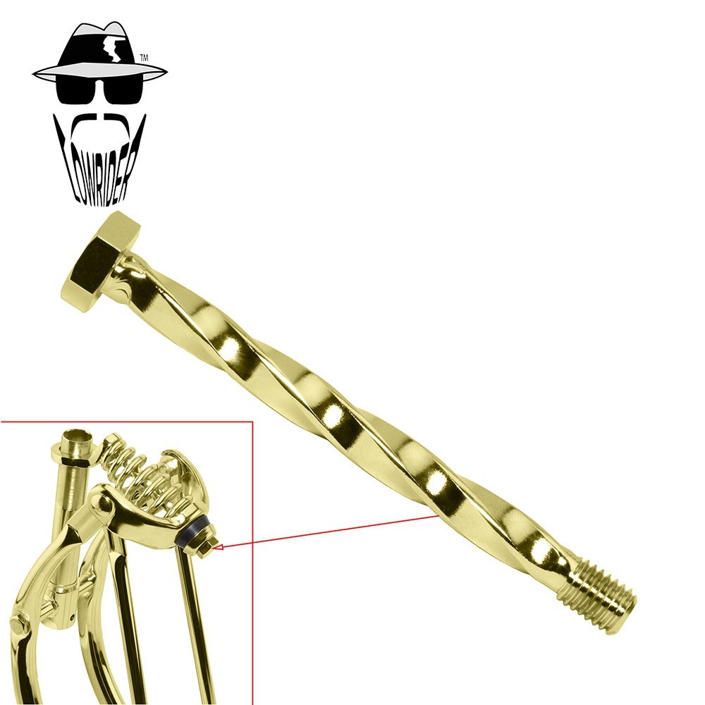 Springer Fork Twisted Center Bolt 120mm Long.