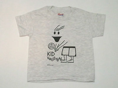 PLAYKIDS KID VOLLEYBALL (BOY) S/S T-SHIRT, YOUTH & ADULT SIZES, BRAND NEW
