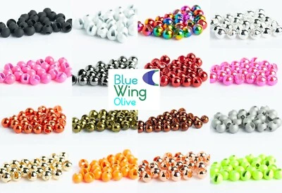 Blue Wing Olive Slotted Tungsten Fly Tying Beads - 25 Pack