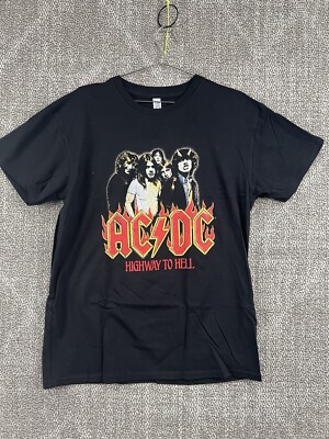 AC/DC Highway To Hell Band T-shirt NWOT Sz Large Tee Rock And Roll