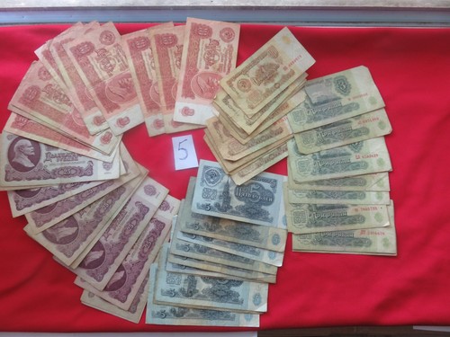 SOVIET Russia set of banknotes USSR-rubles, different denominations 50 pcs № 5