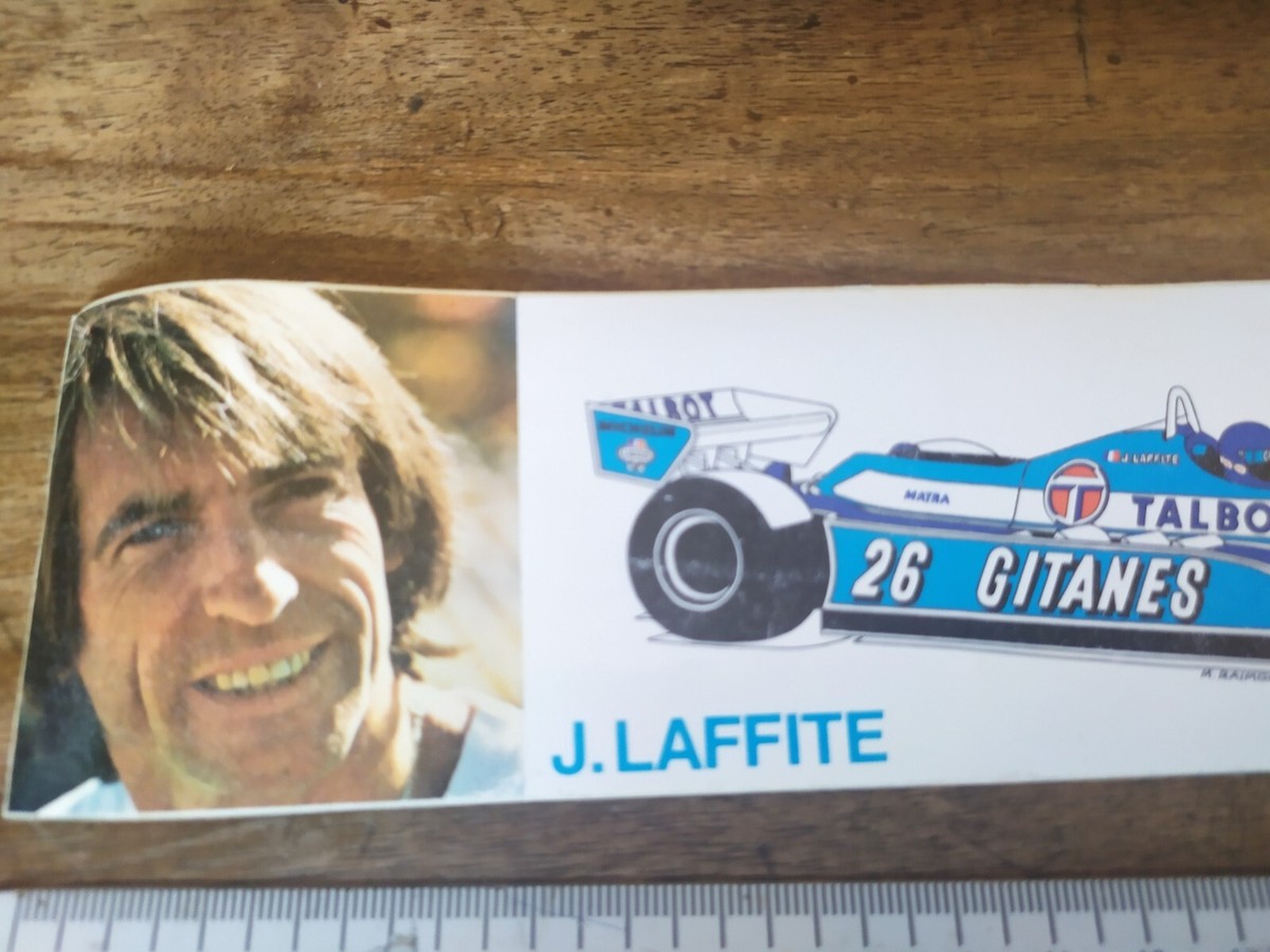 AUTOCOLLANT. Automobile. F1. LIGIER GITANES. Depailler