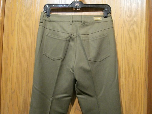 ESCADA Women's Olive Green 5 Pocket Flare Leg Jeans Pants SIZE EUR 36 - Picture 6 of 7
