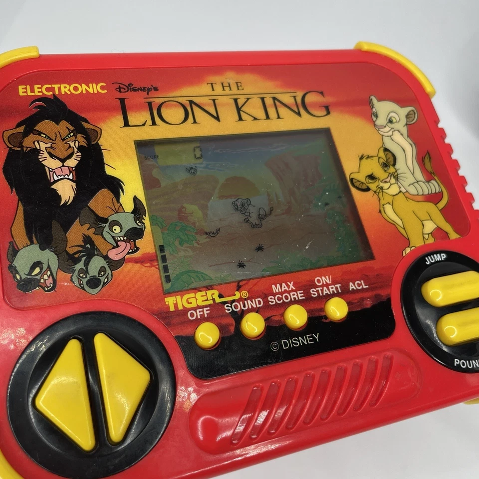 Disney El Rey León Juego De Colección Años 90 Tigre Electrónico Retro Portátil Coleccionable Foto 3 de 4