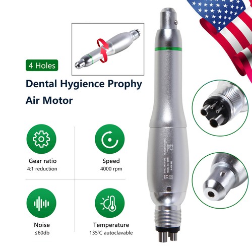 Dental Wireless Hygiene Prophy Handpiece /4:1 Polishing Motor /Straight NoseCone - Picture 2 of 38