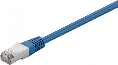 CAT 5e Patchkabel, F/UTP, ohne Rastnasenschutz, blau, 3 m