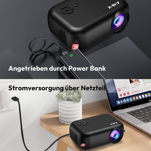 XGODY Mini Projecteur Portable 1080P HD Projecteur 12000 Lumens pour Android iPhone - Photo 10/29