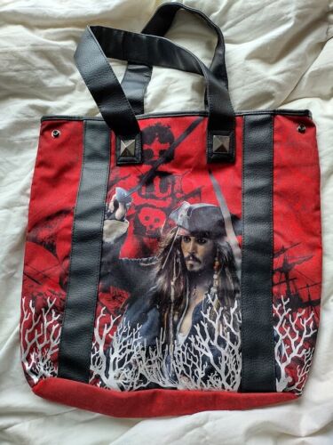 Pirates of the Caribbean Johnny Depp Jack Sparrow Tote Bag Disney