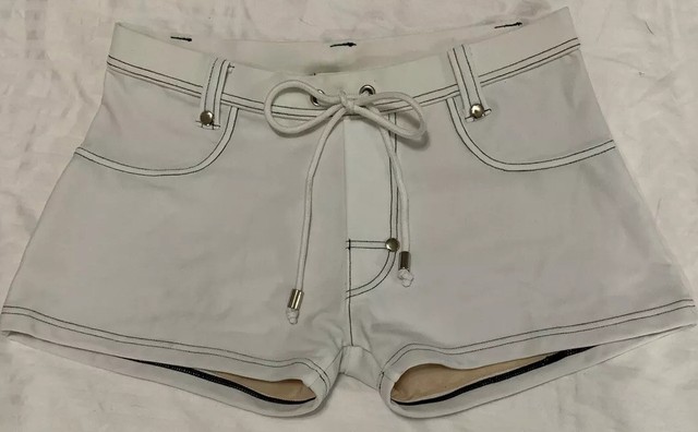 girls white dance shorts